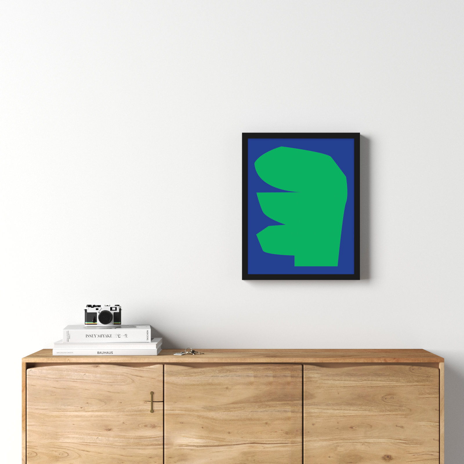 Reynard "Process 1" Print by Michael Kempen, Black Framed, 16" W x 20" H