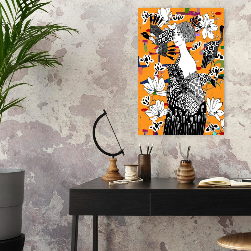Art contemporain, art contemporain abstrait, H 24 po x l 16 po