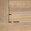Causeuse d'extérieur en bois d'acacia avec table basse