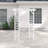 Providence 28'' W x 64'' D Polyvinyl Chloride (PVC) Arbor in White-1606531490
