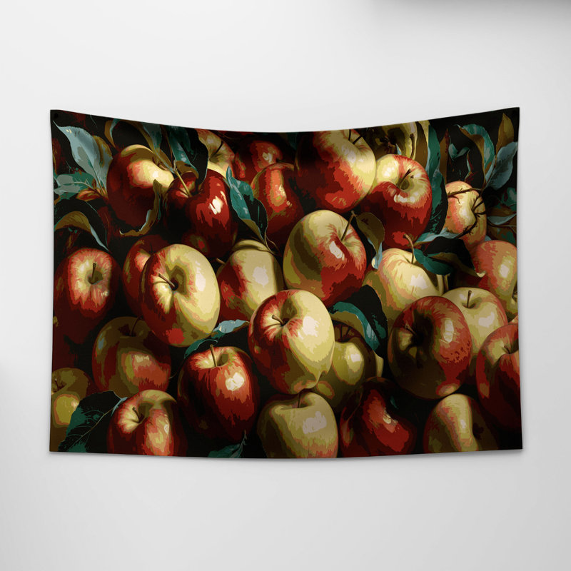 Tapisserie murale «Fruit Apple Fuji», 88 po x 104 po
