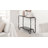 Selene Glass Top Metal Console Table