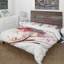 Ensemble de housse de couette fleurs abstraites peintes à la main-38758744