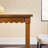 Bathilda Modern Scalloped Easy Assembly Solid Oak Wood Dining Table For 6-121388609