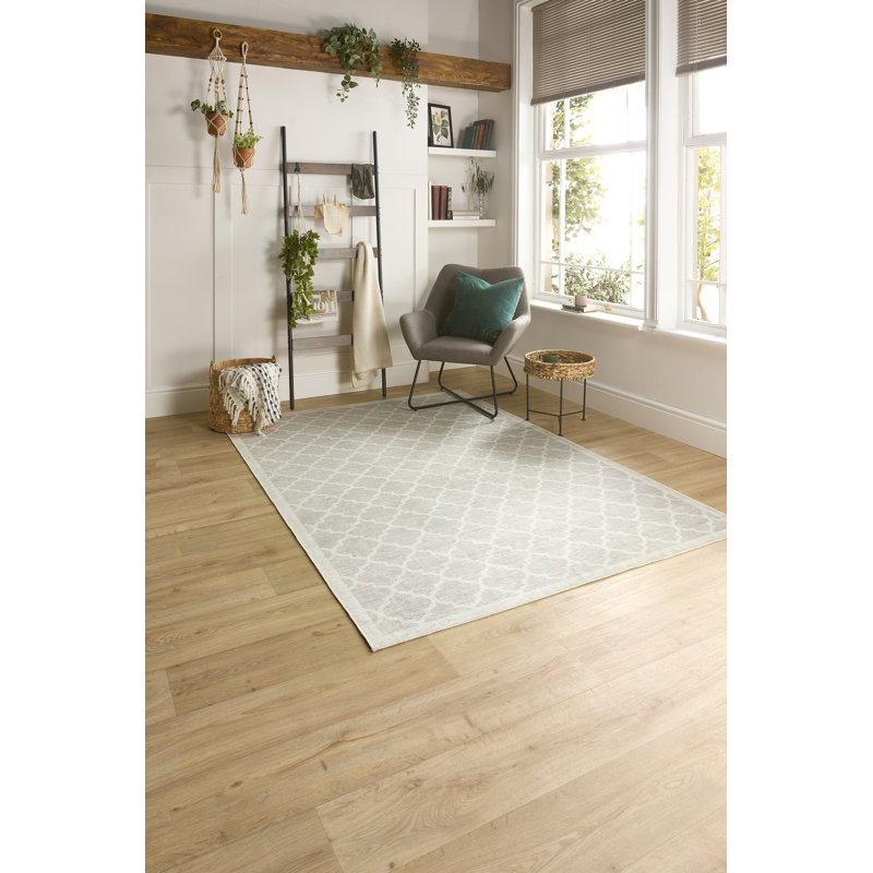 Gundolf Geometric Chenille Area Rug, Rectangle 80 x 150cm