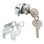 Prime-Line Mail Box Lock, 5-Cam, 5-Pin, 13/16 in. Threaded, Counter-Clockwise (Single Pack)