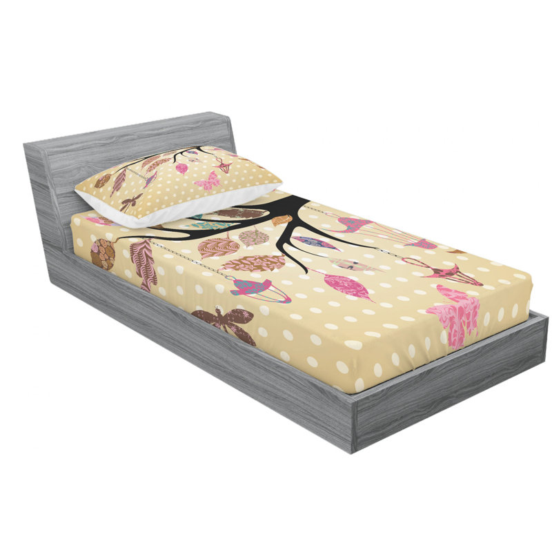 Microfiber Sheet Set, Twin Sheet Set with Fitted Sheet
