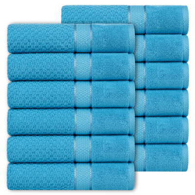 Collection de serviettes essuie-mains texturés 100% coton Hode