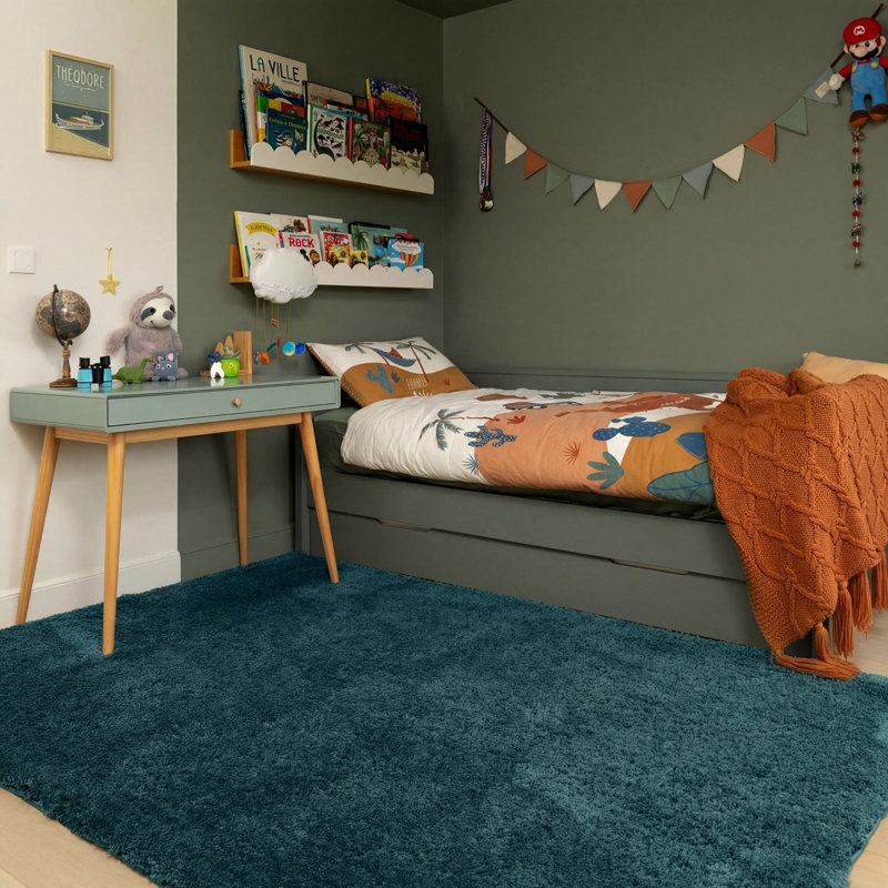 Abstract Machine Tufted Shag Area Rug, 160cm x 230cm