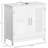 Carolette Freestanding Under Sink Cabinet, Bathroom Cabinet with Adjustable Shelf