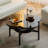 Light luxury modern petal coffee table