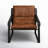 Hadler 31" Genuine Top Grain Leather Lounge Chair-791327407
