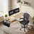 Beige/White Table/Black Chair selected
