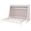Lit maison avec lit gigogne, tente et tablette, lit bas avec éclairage, mobilier de chambre de jeu pour garçons et filles-130143566