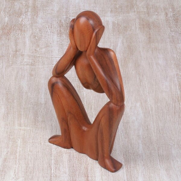 World Menagerie Rizwan Signed Handcarved Wood Hand Sculpture & Reviews