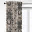 Country Lane Toile Ebony Cotton Rod Pocket Drapery Panel Set of 2-1318023301