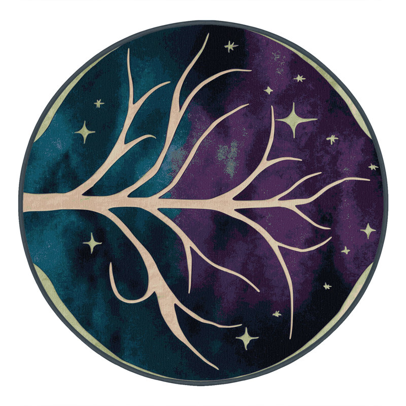 Mystic Canopy Rug, Round 8'