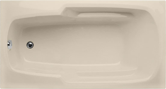 Builder 7236 72'' L Soaking Bathtub, Almond
