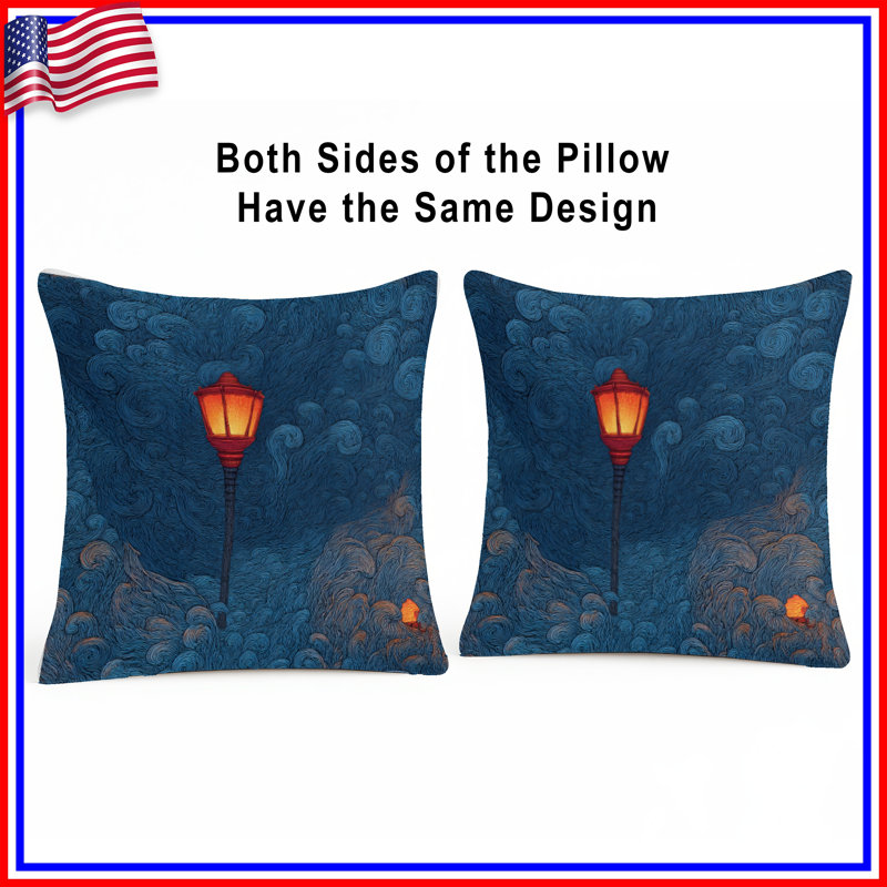 Coussin Streetlight, 16 x 16 inches