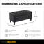 Luxury Crushed Velvet Ottoman Stool-1848615956-1848615953
