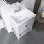 Meuble-lavabo sur pied 24 po avec lavabo en céramique