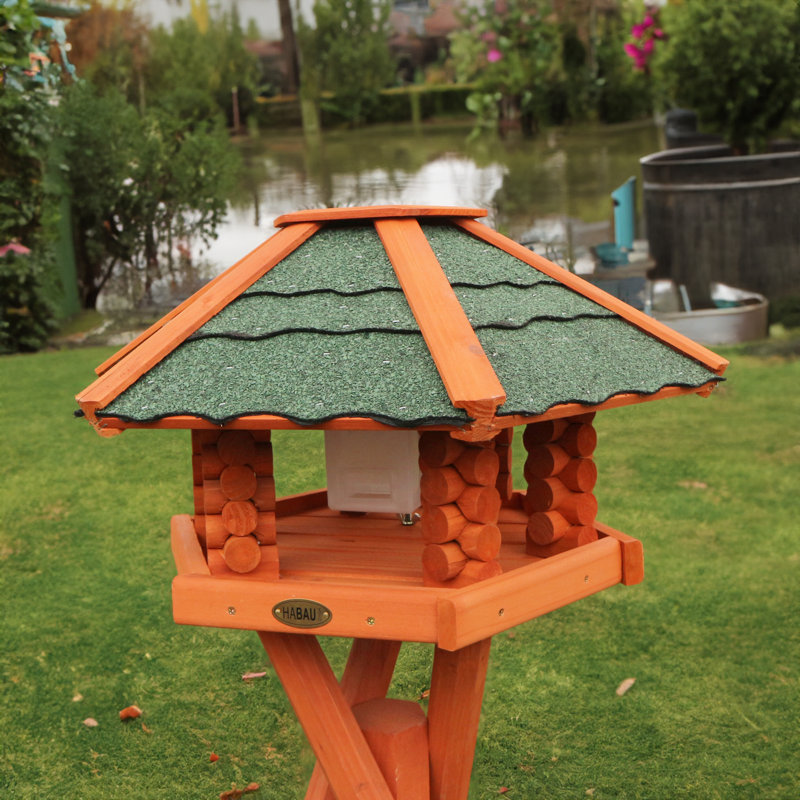 Wood Decorative Bird Feeder