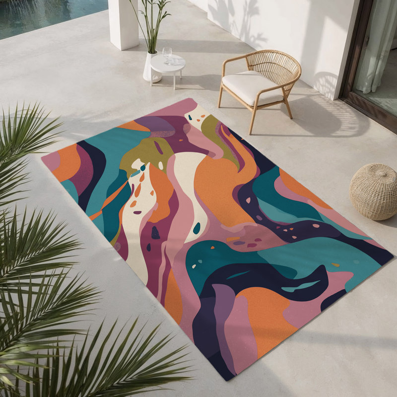 Tapis intérieur et extérieur Prism Arc, Rectangle 1 pi 6 po x 2 pi 6 po