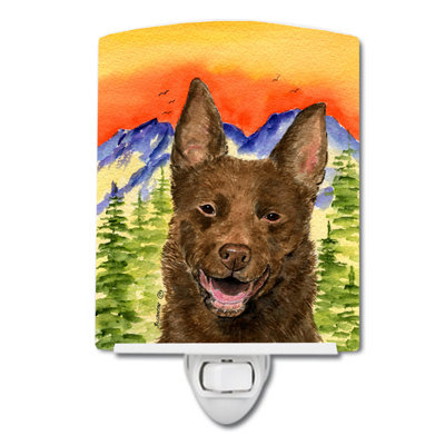 Australian Kelpie Ceramic Night Light