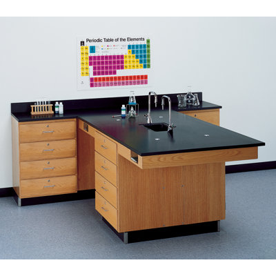 Diversified Woodcrafts 90'' L x 84'' W Rectangle Resin Workstation