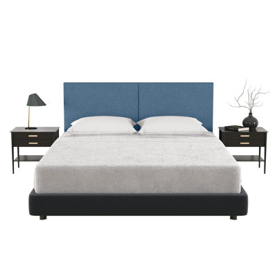 Panelist Modern Padded Headboard - Set of Wall Mounted Panels by Latitude Run