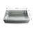 Dowell 35-7/8" L x 20-3/4" W Handcrafted Apron-Front Farmhouse Undermount Kitchen Sink 16 Gauge Stainless Steel 10" Depth Single Bowl With Grid Strainer