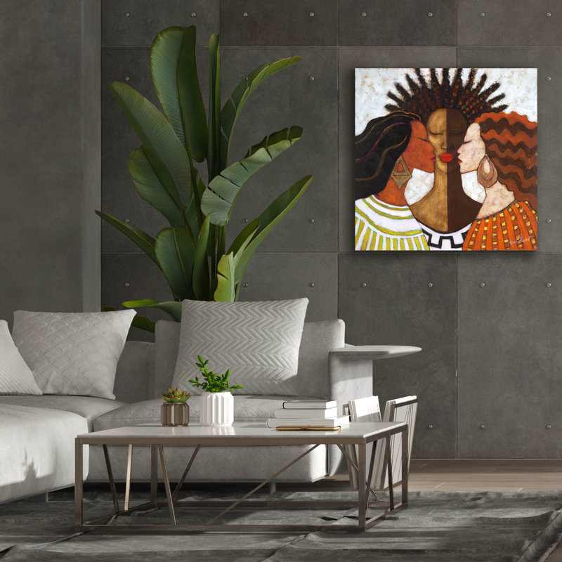 Chaque femme par Monica Stewart, H 37 po x l 37 po x P 1,5 po