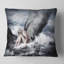 Ange au repos par Crashing Waves - Coussin imprimé abstrait-30745441-30745444