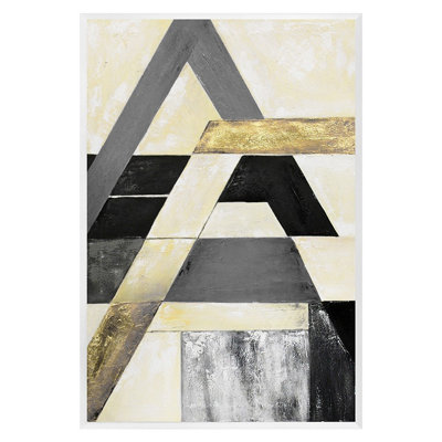 Abstraction - Wrapped Canvas Painting