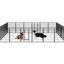 Parc pliable pour animaux 40 po - 24 panneaux, pour chiens, lapins et autres petits animaux