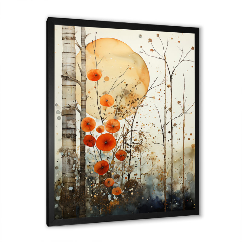 Rustic Reflections sur impression sur toile, H 20 po x l 12 po x P 1 po, Cadre photo noir