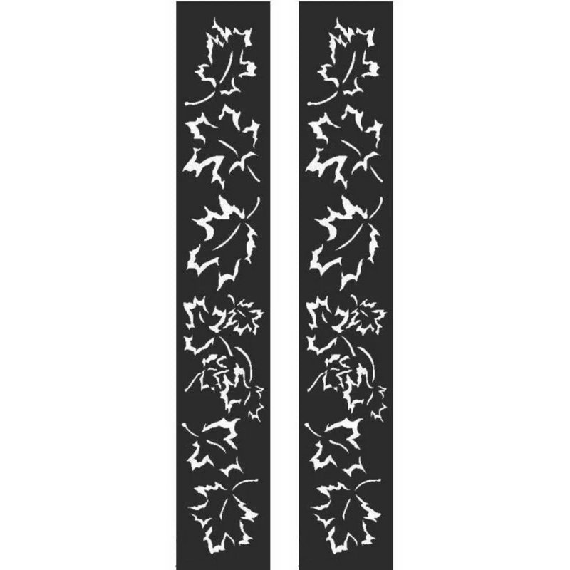 Ensemble de 2 écrans d'intimité, Noir