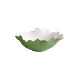 ENCANTO Colette Mini Round Bowl (Leaf Green and White)