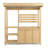 100% Natural Cedar Outdoor Kitchen Island