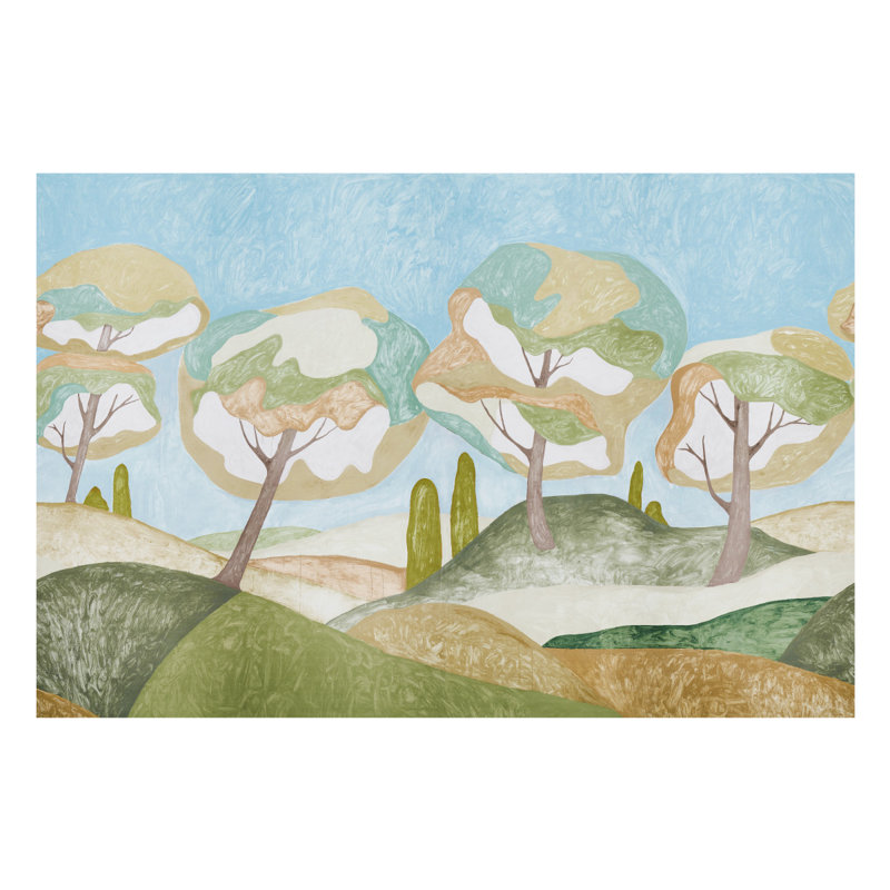 Schumacher x Abel Macias Forest Hills Panel Set, Green/Blue