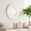 Miroir mural moderne avec cadre sculpté en bois sculpté