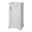 Ensemble de meuble-lavabo sur pied 16 po avec lavabo en céramique, ensemble de meuble-lavabo simple autoportant avec porte à fermeture douce et tablette réglable