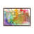 Classic Brown Wood Framed Canvas