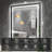Adorna UL Certified Dimmable LED Bathroom Mirror with 3-Color Lighting, Anti-Fog & Sleek Black Frame-386109948
