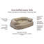 Canapé pour chien de luxe avec traversin en microsuède ultrarembourré Snoozer-1289919529-1289919507