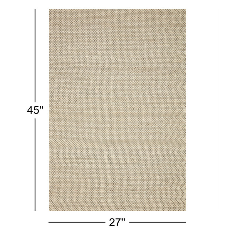 Abisai Checkered Indoor Rug, Rectangle 2'3" x 3'9"