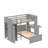 Florestan Twin over Twin 2 Drawer L-Shaped Bunk Beds with Built-in-Desk by Harriet Bee-335964462