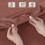 Tanvish Luxury Microfiber Fitted Sheet - 40 cm Deep Pocket, Ultra-Soft - Wrinkle-Free and Easy Care-1751870248-1751870250