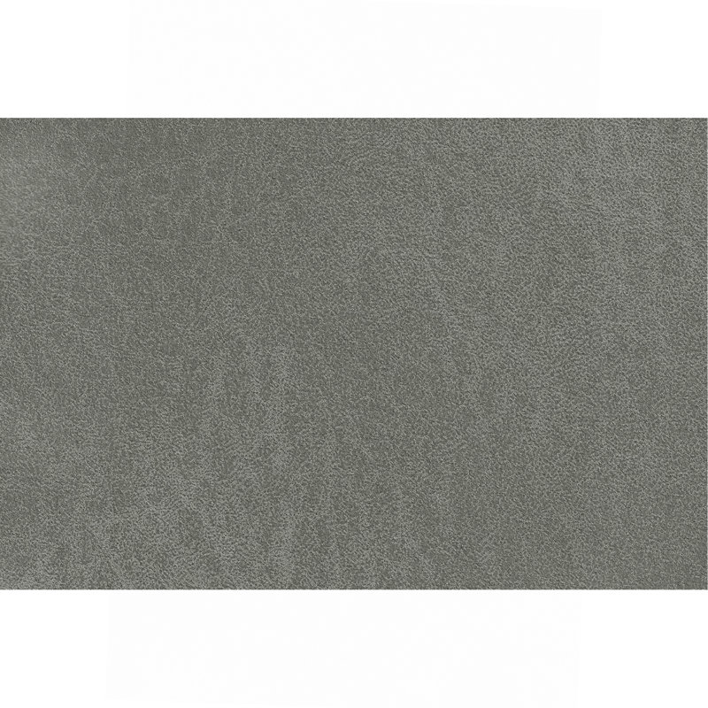Ensemble de canapé modulaire 4 pièces réversible en similicuir respirant gris ardoise et 3 coussins de canapé et 1 repose-pieds capitonnés