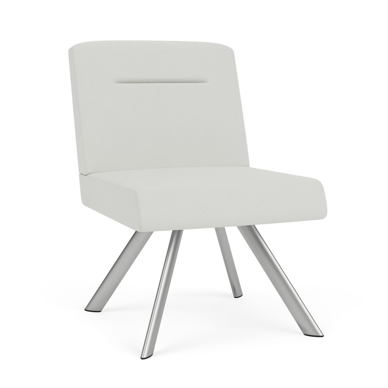 Fauteuil d'invité Willow, Argent argent, Ombre portes ouvertes